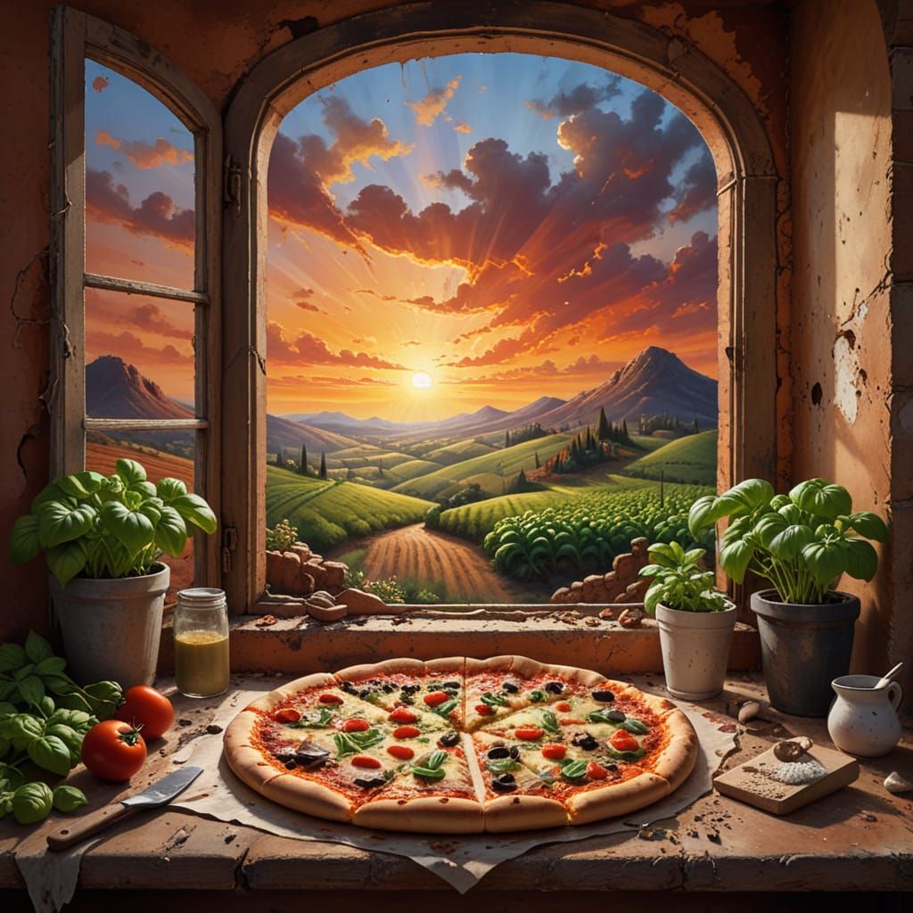 Toscana Pizza  by @Elena