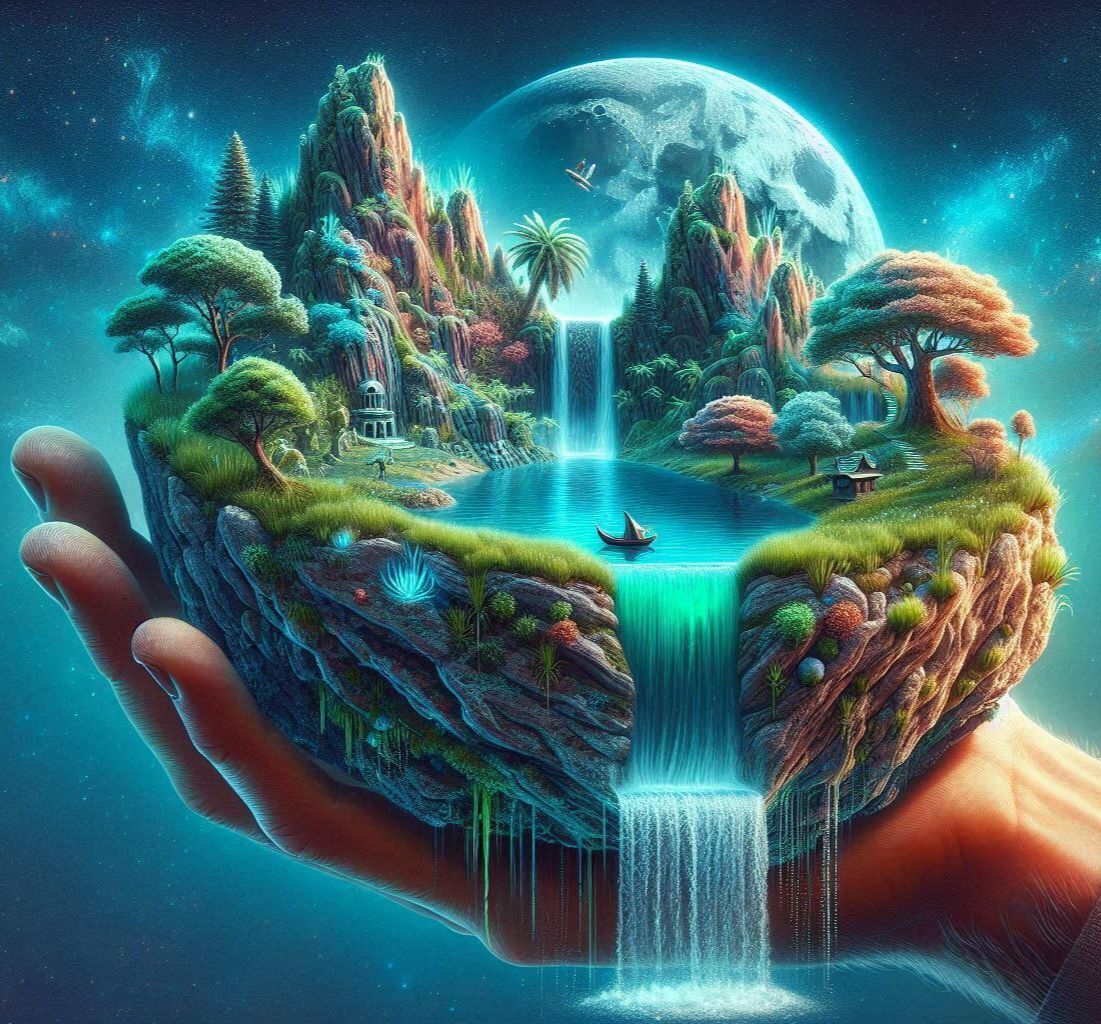 Handscape  by @Geetha