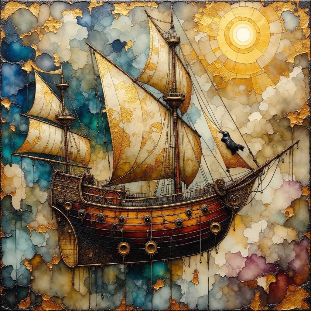 The Airship Crow's Nest  by @LadyFred