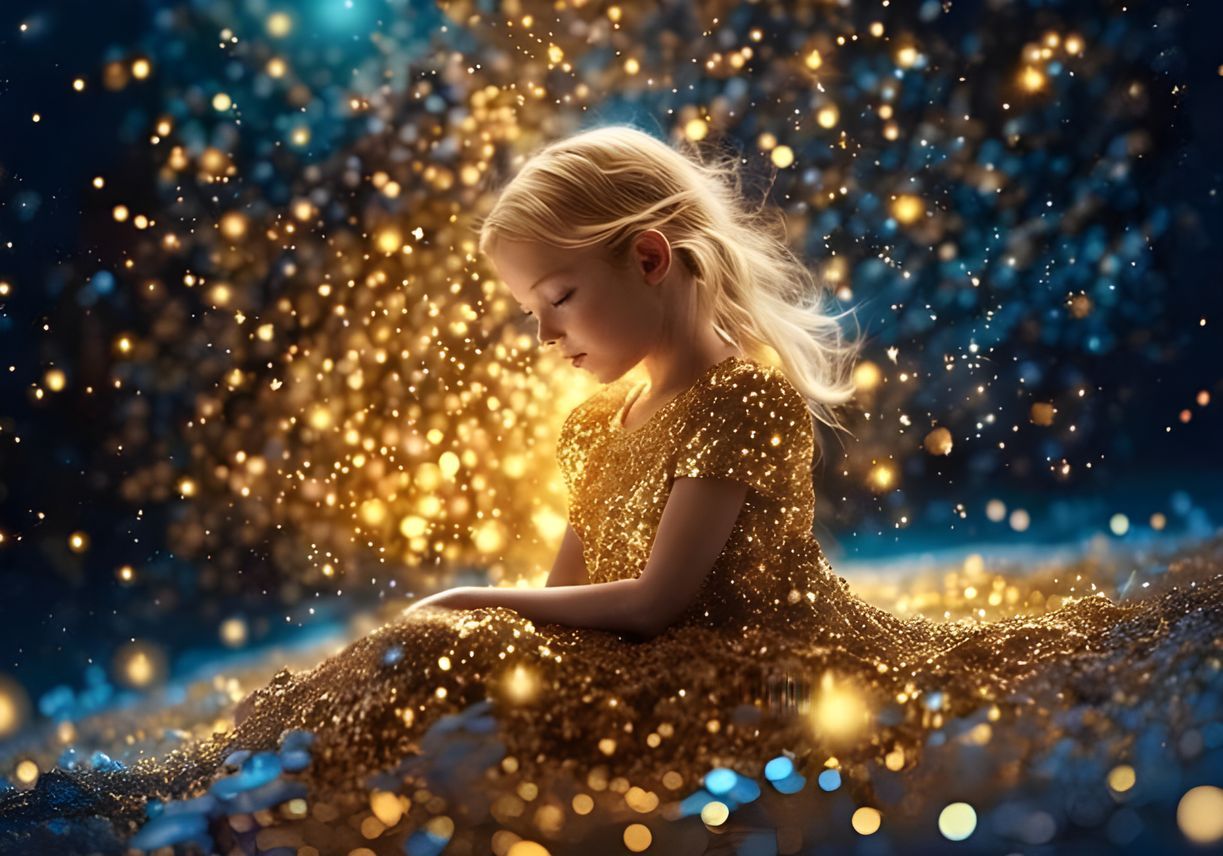 Dream of glory, my love. ❤️🌟👧