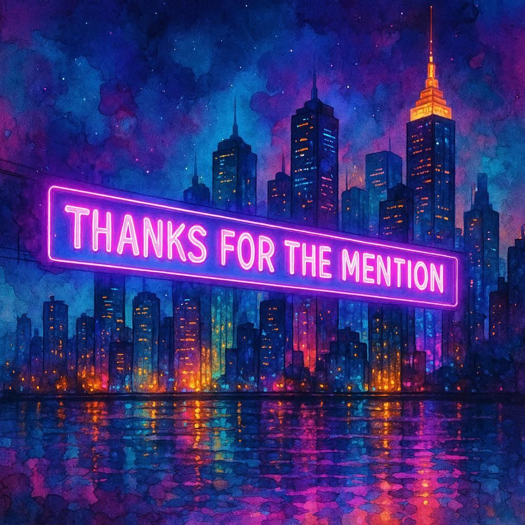 Thanks For The Mention