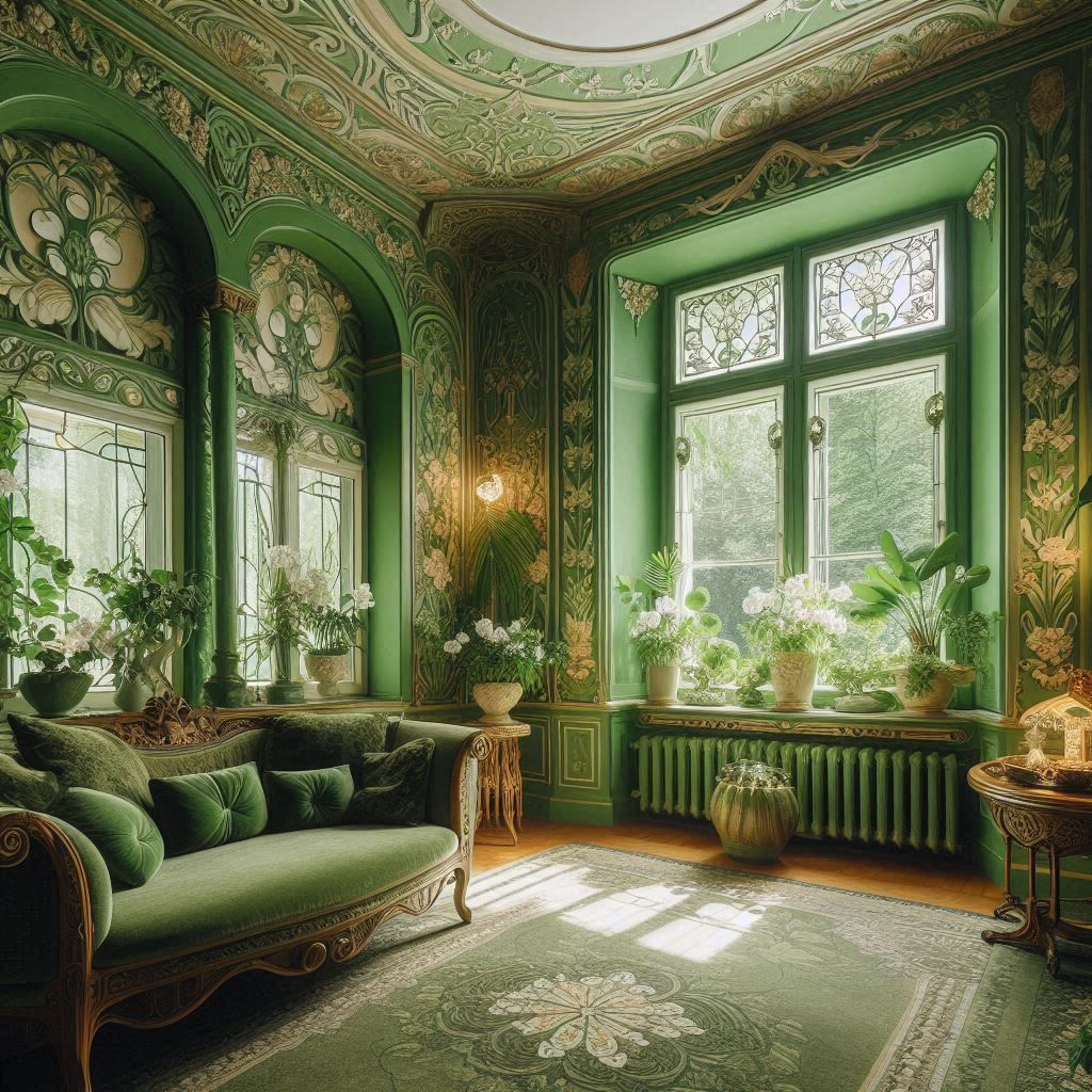 Art nouveau room