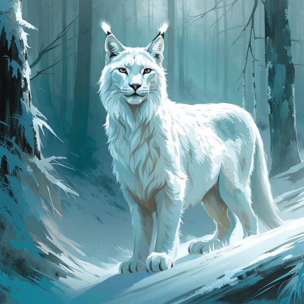 Snowy portrait   by @PJs AiArt