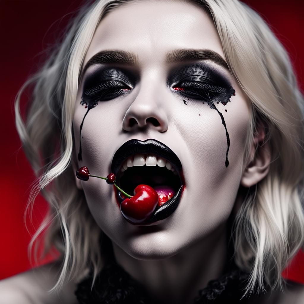 Blood Red Cherry AI Generated Artwork NightCafe Creator blood-red-cherry-ai-generated-artwork-nightcafe-creator
