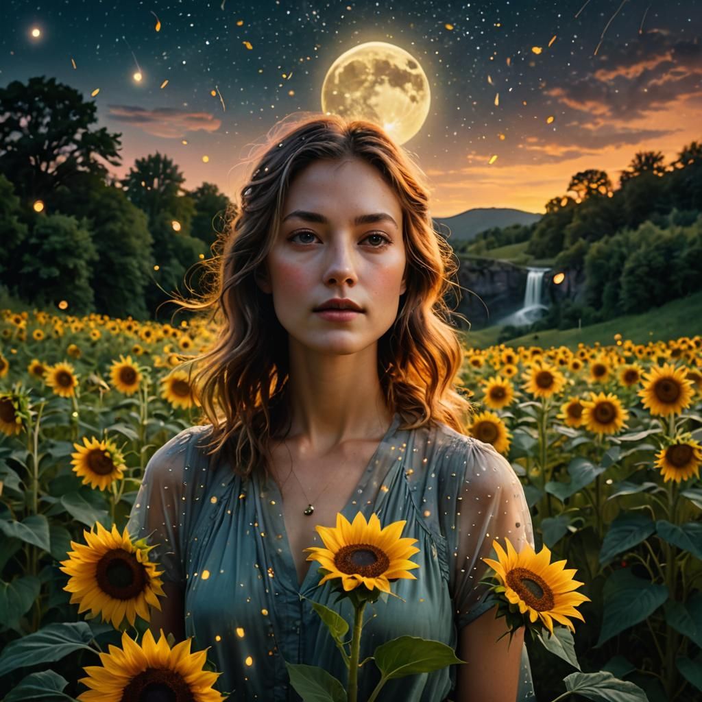 Twilight Floral Bloom  by @Manaconda