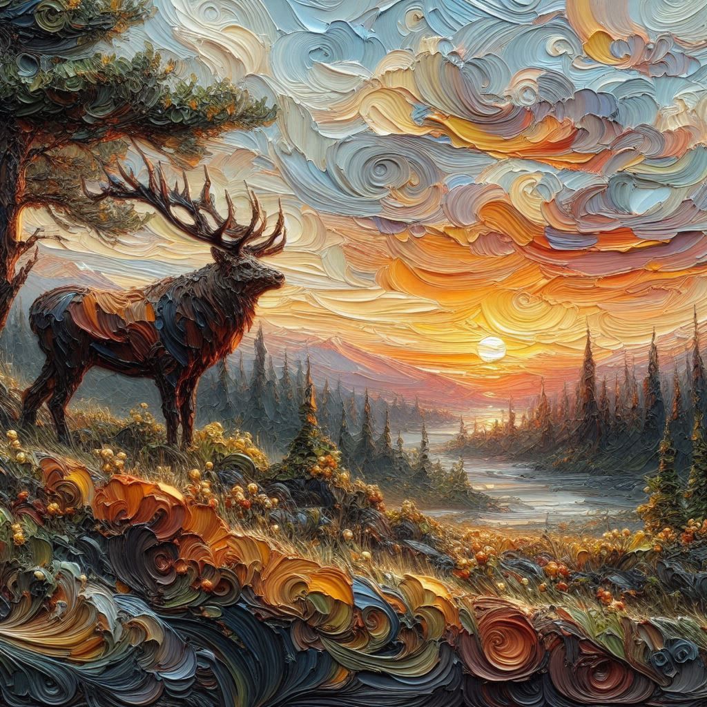 The Elk  by @Nicaile