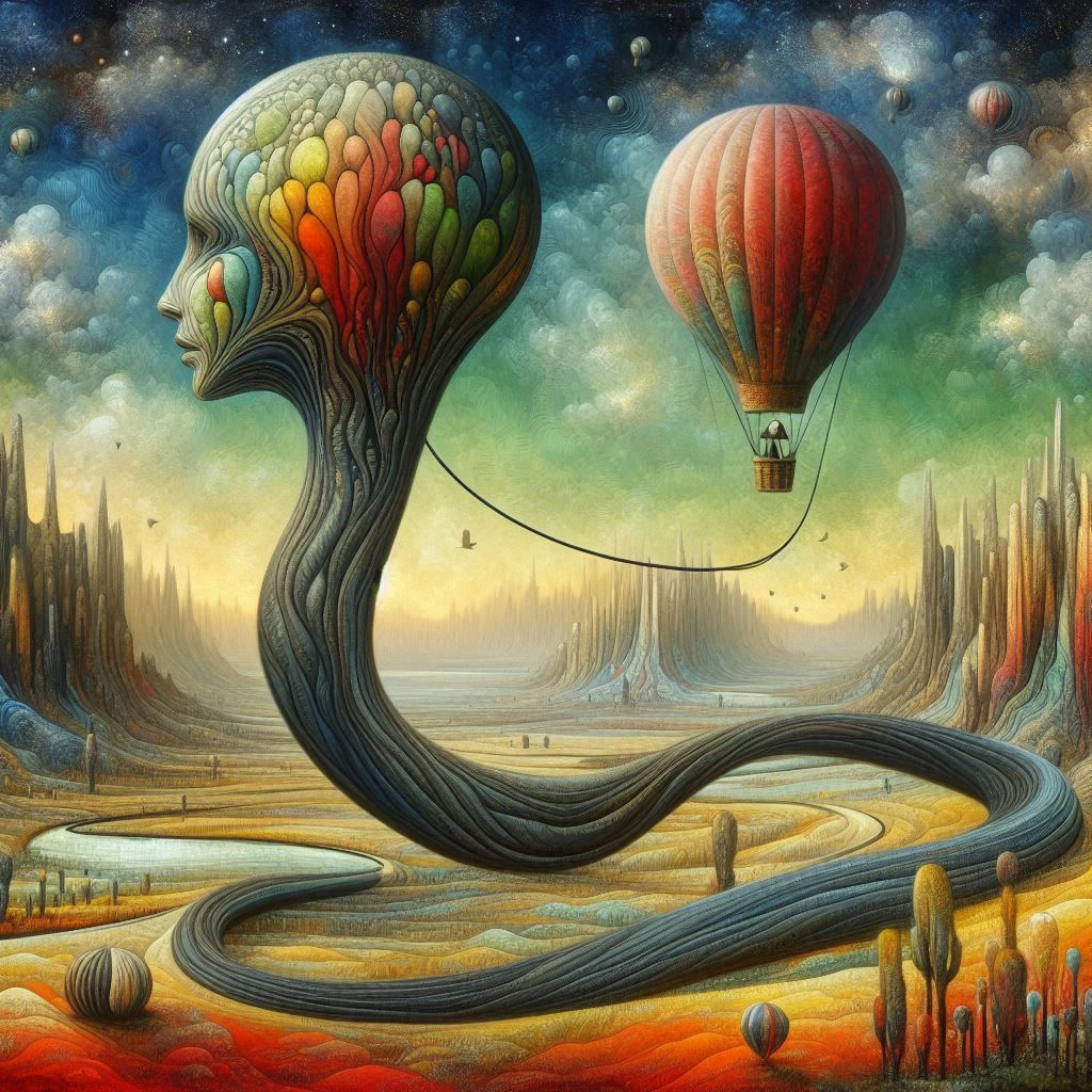SURREAL BALLOON LADY 1