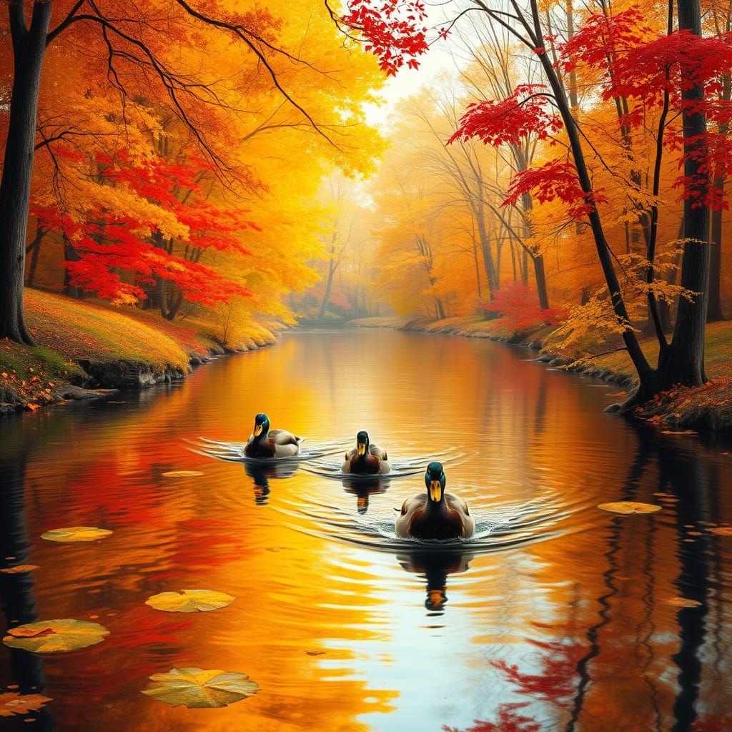 The Golden Brook  by @cRAYz