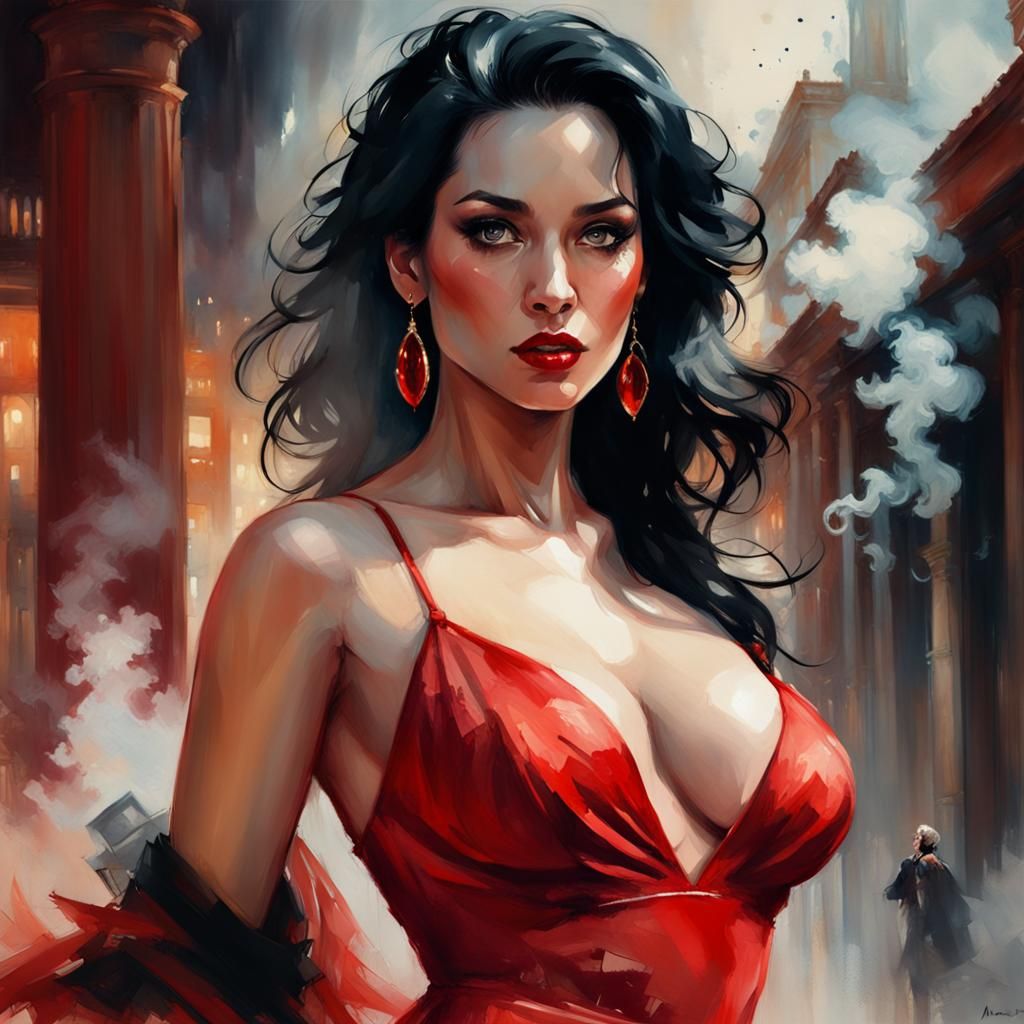 Red is her color