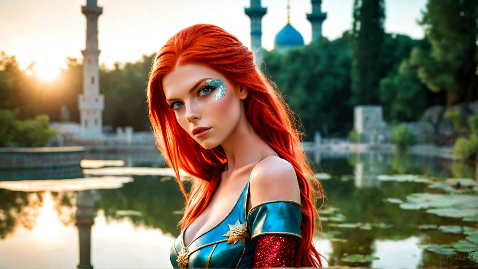 Kristie Kline - Glitter in the air series.