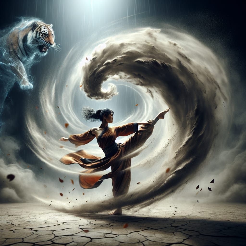 Monk air training - tiger style 4