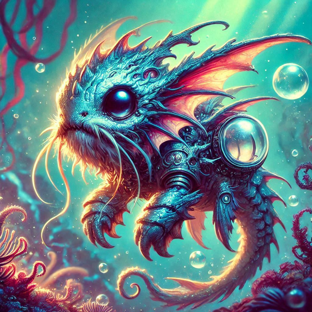 adorable fairy-tale fantasy creature portrait..