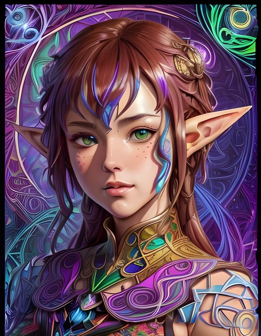 charming elf  by @Dalia Larimar