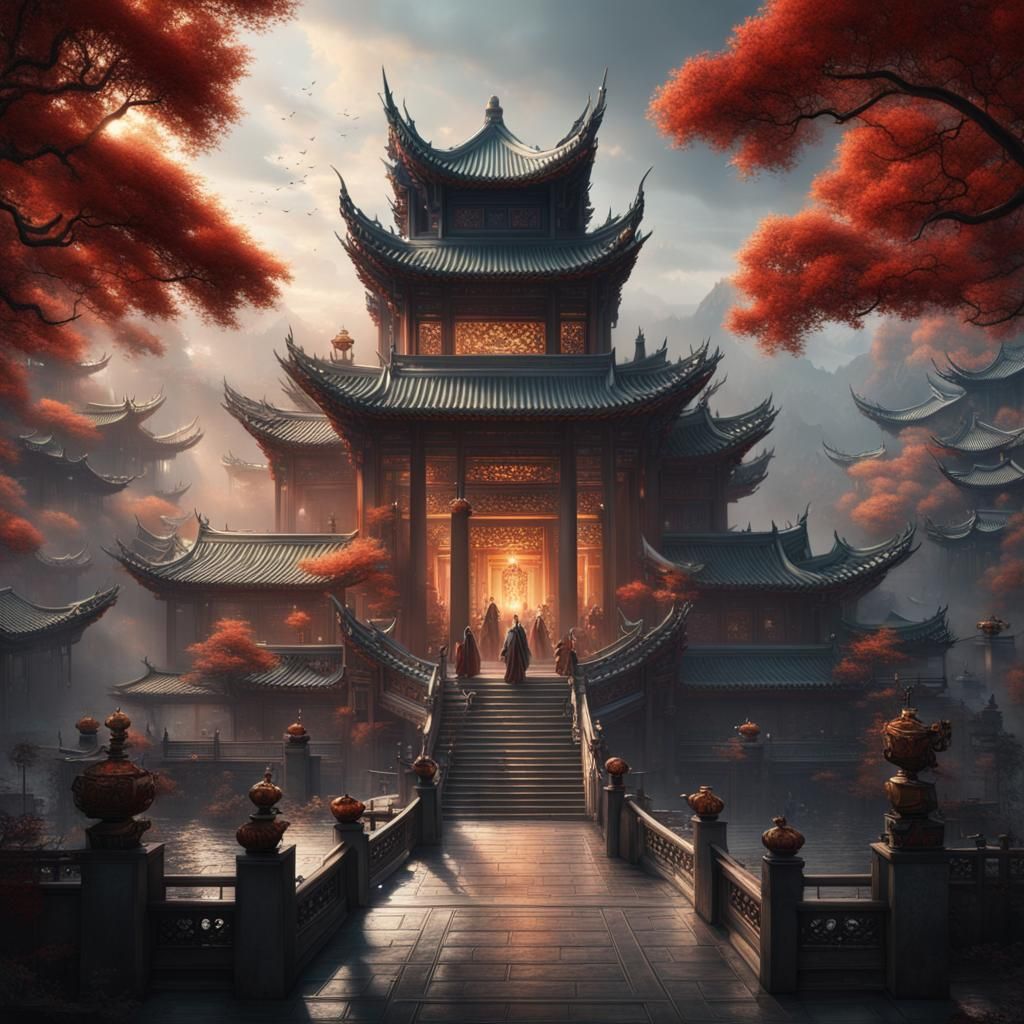 chinese art - AI Generated Artwork - NightCafe Creator