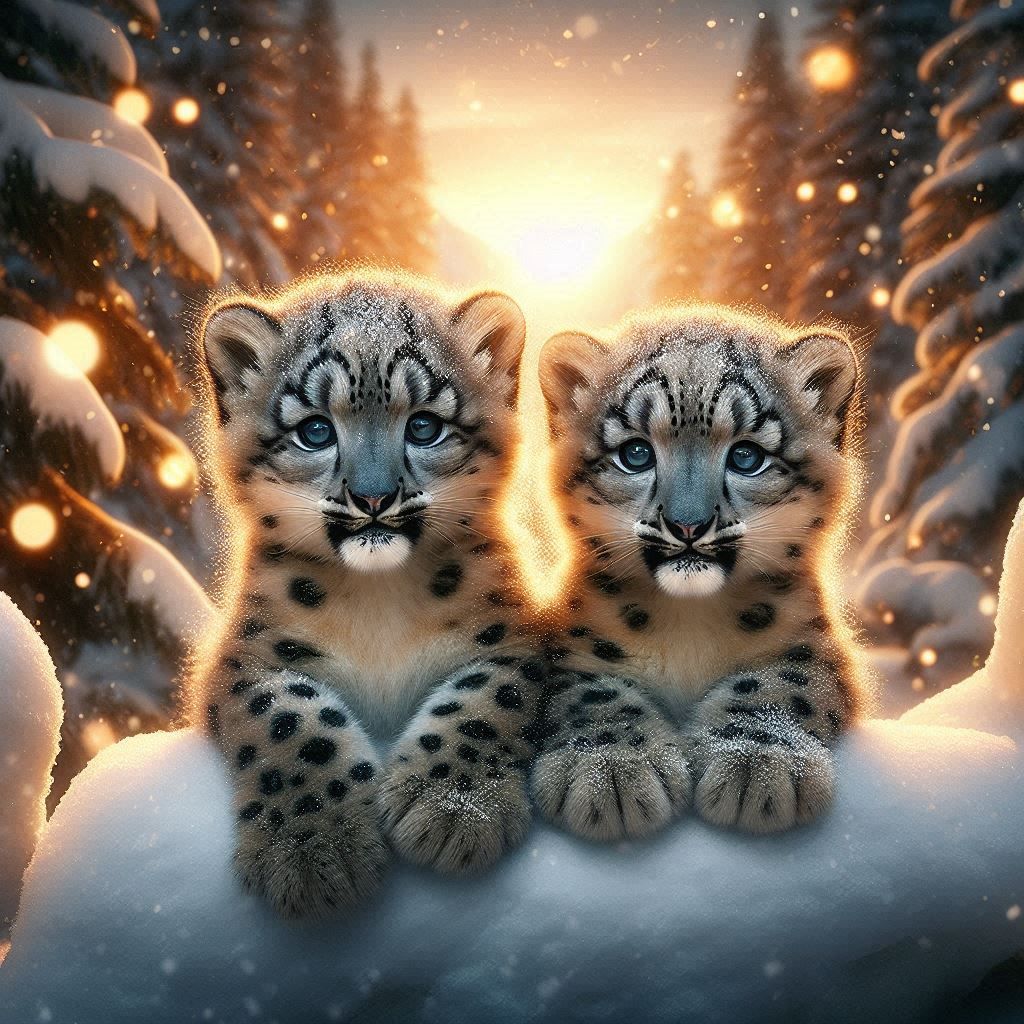 Snow Leopard Cubs