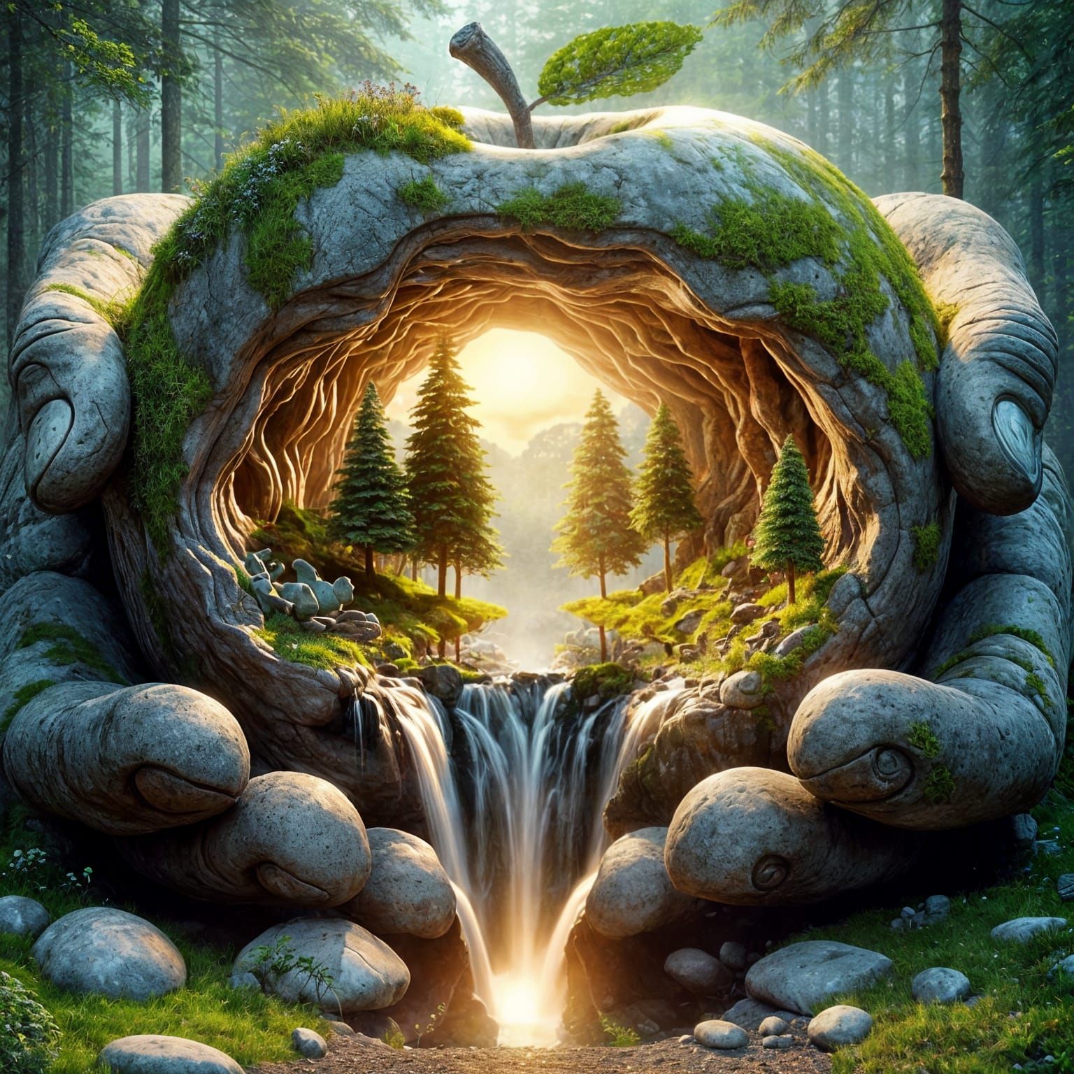 Apple Core Sanctuary   by @Pax