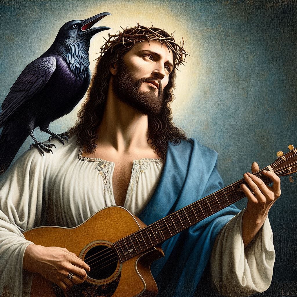 Christ au corbeau