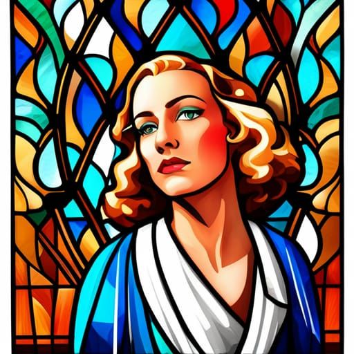 Stain glass windows modern design AI Generated Artwork NightCafe