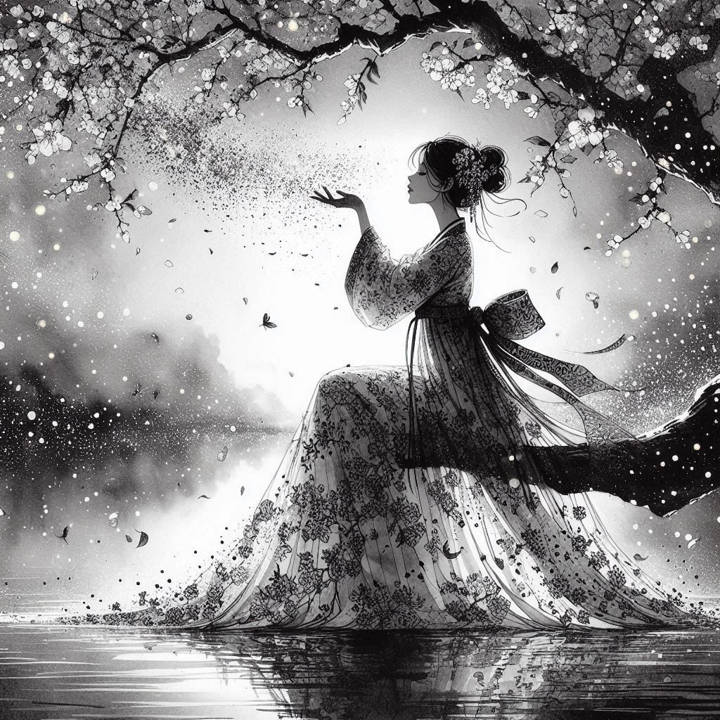 Blowing petals away  by @StarlaBlaise