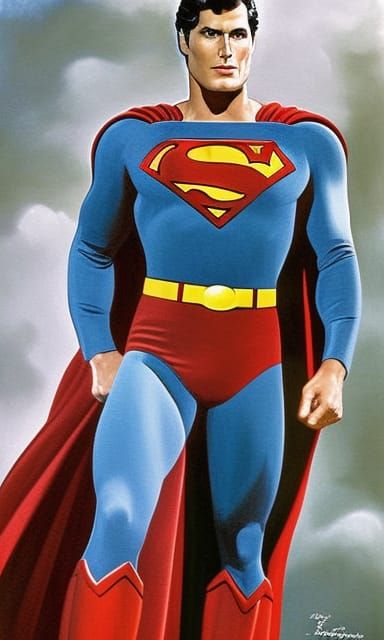 Classic Superman - AI Generated Artwork - NightCafe Creator