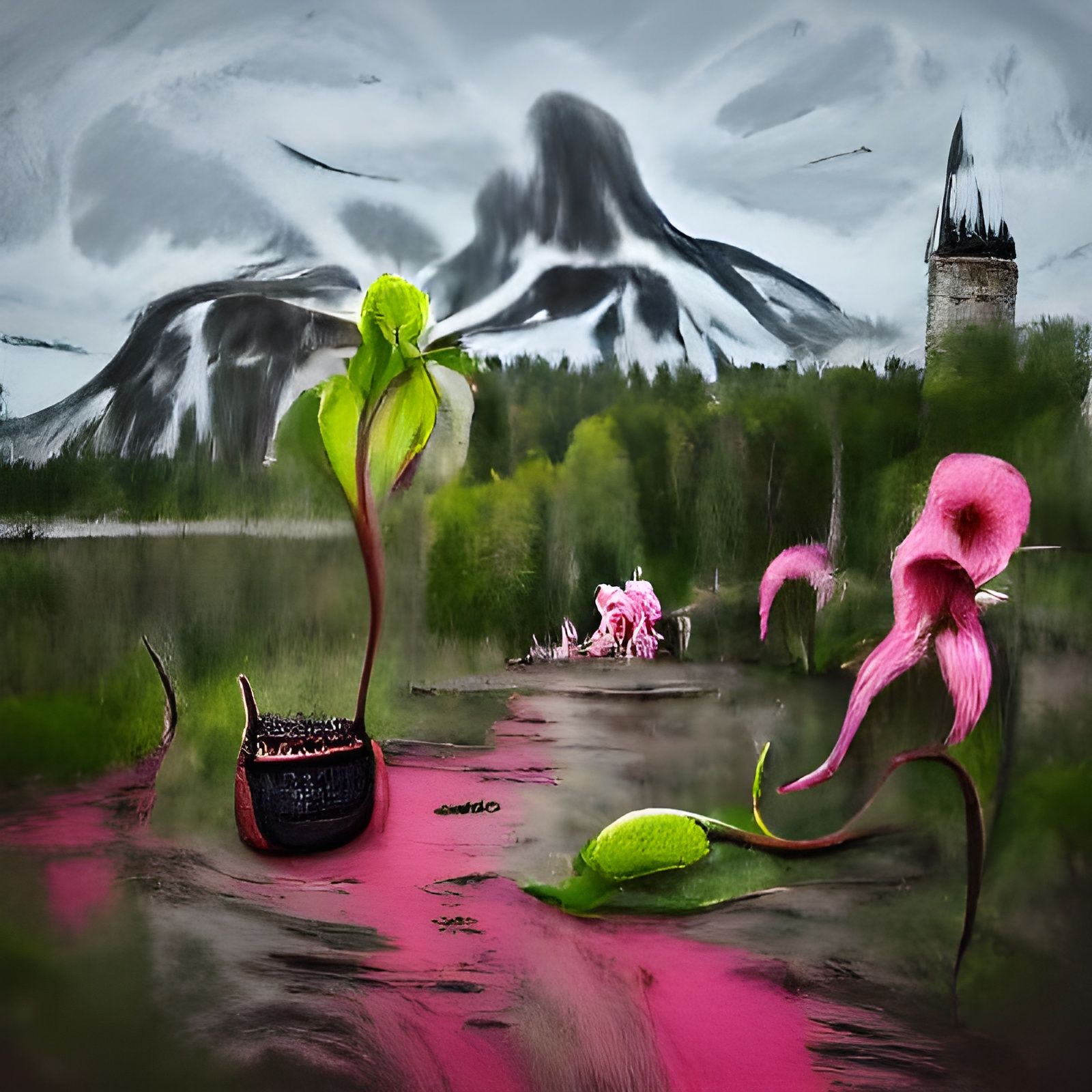 A touch of pink