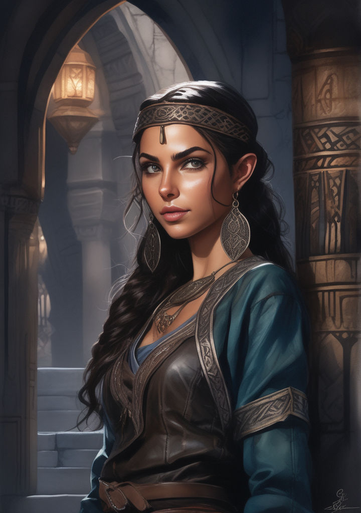 Serafina, a fighter, a thief and so much more.