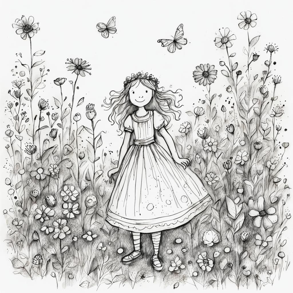 Doodle Garden  by @Hesione