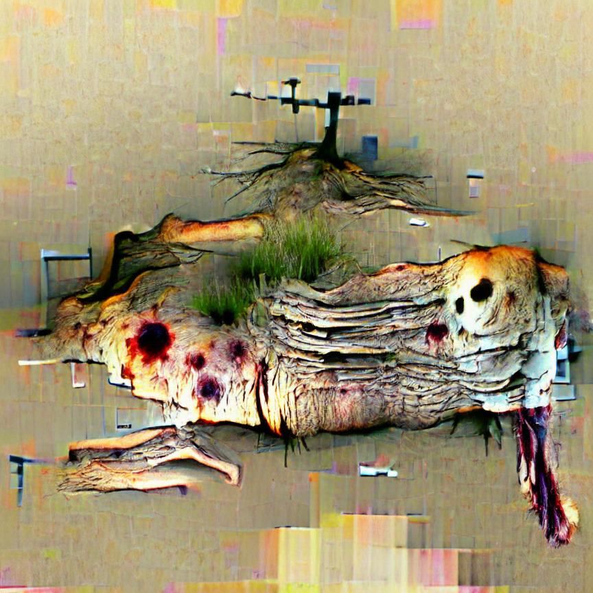 Dead body tree
