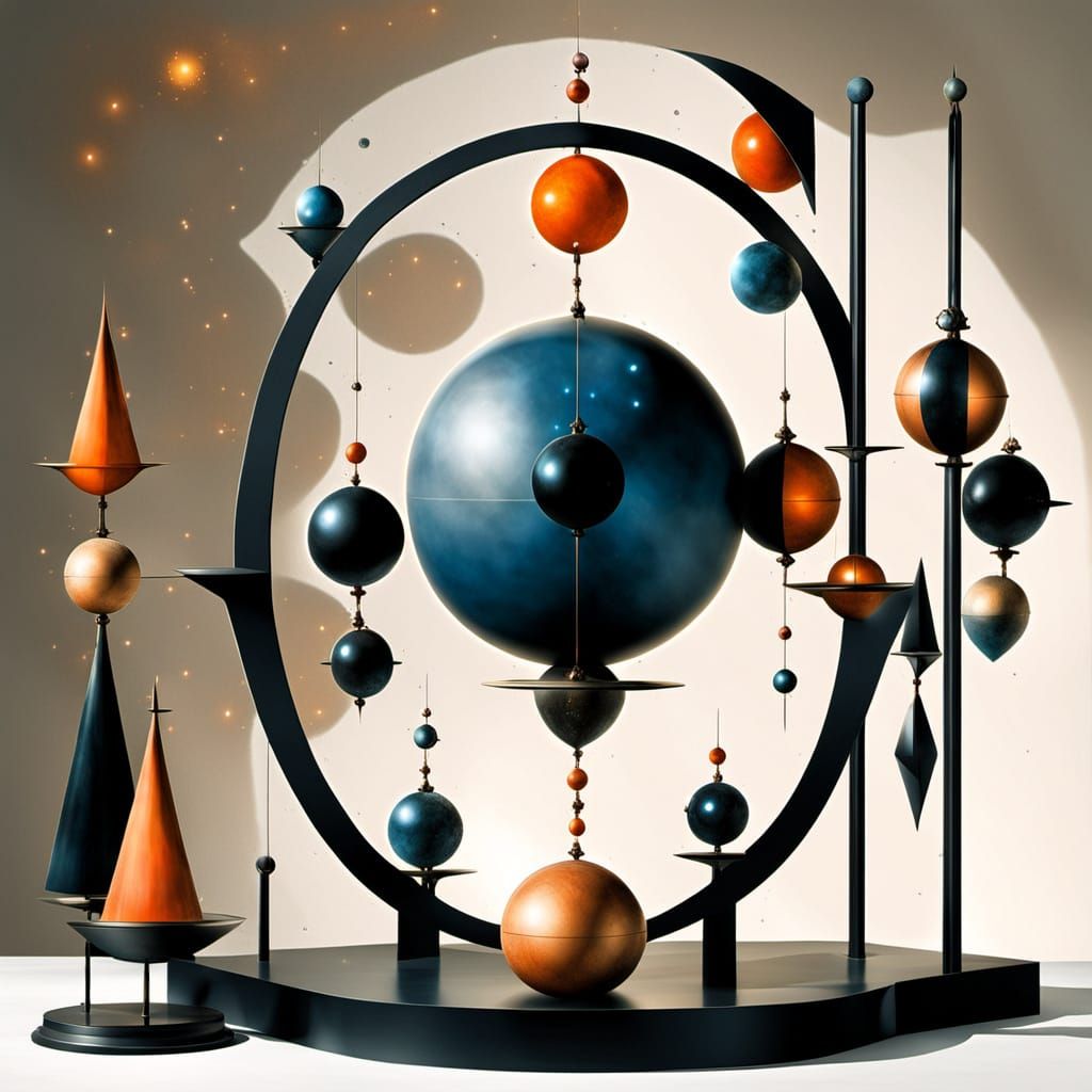  Intricate 3-dimensional Spheroid