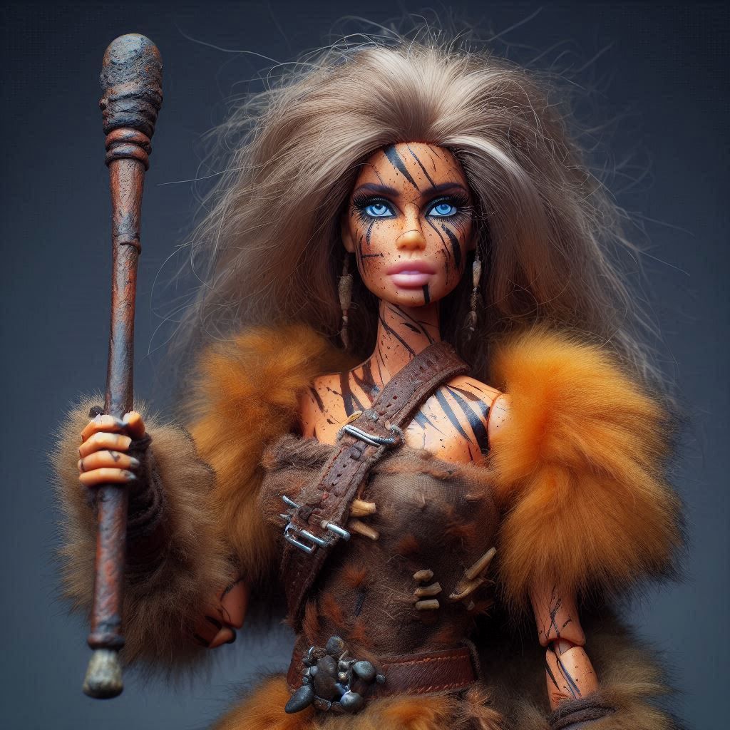 CAVEWOMAN BARBIE 4