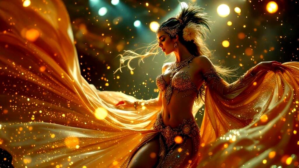 Dazzling Belly Dancer   by @Miriam Cunha