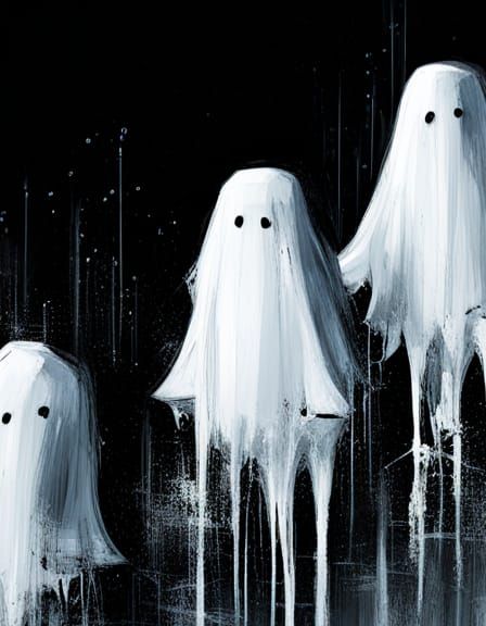 Ghosts - AI Generated Artwork - NightCafe Creator
