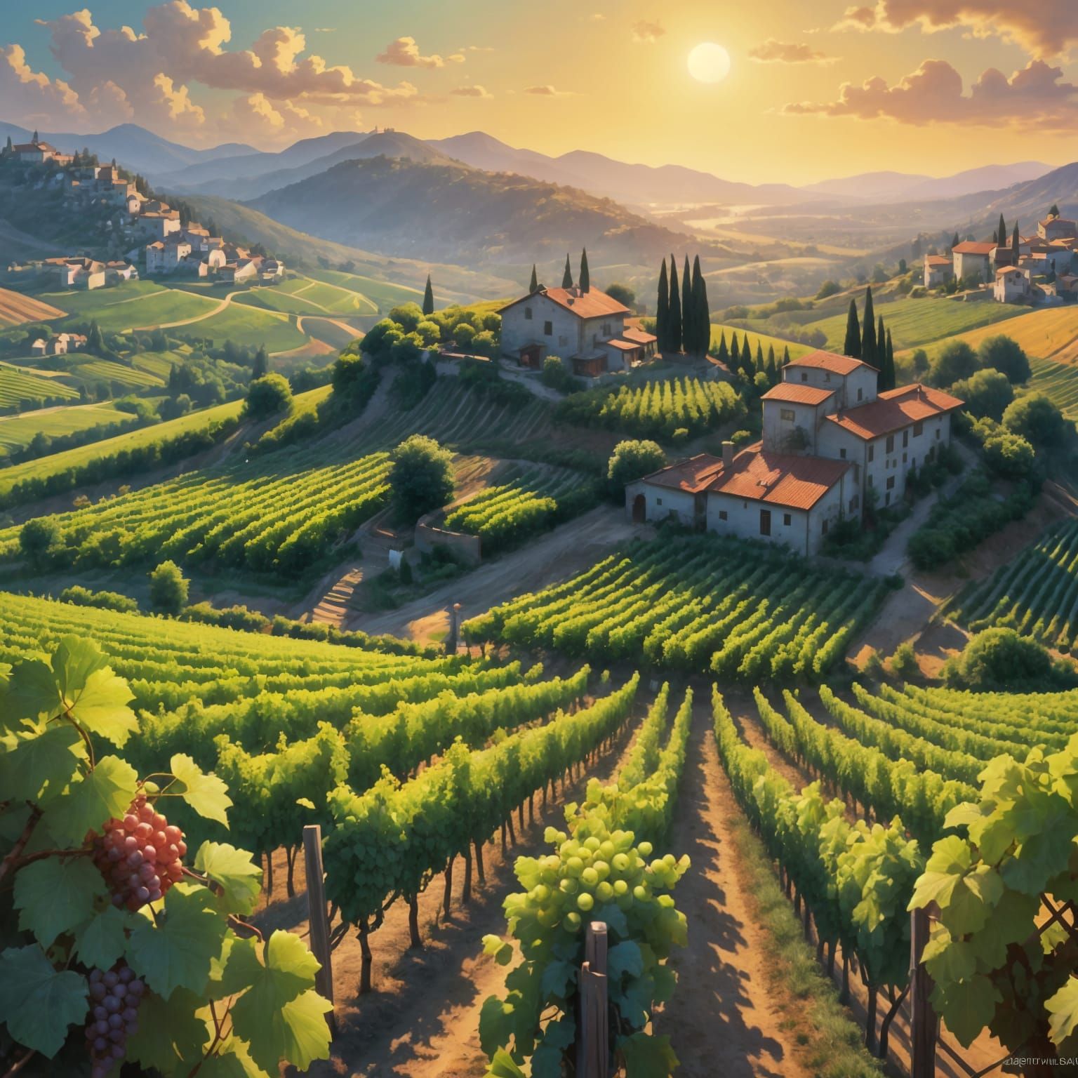 Mediterranean Vineyard   by @RedPixie