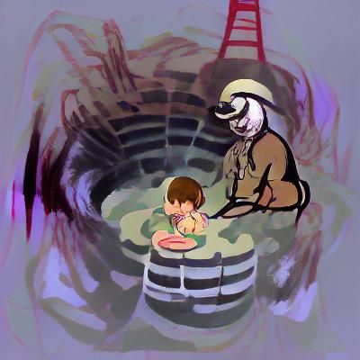 A lonely child being devoured by a well meaning but overbear...