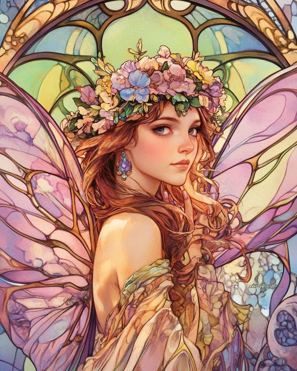 Art Nouveau Fairy