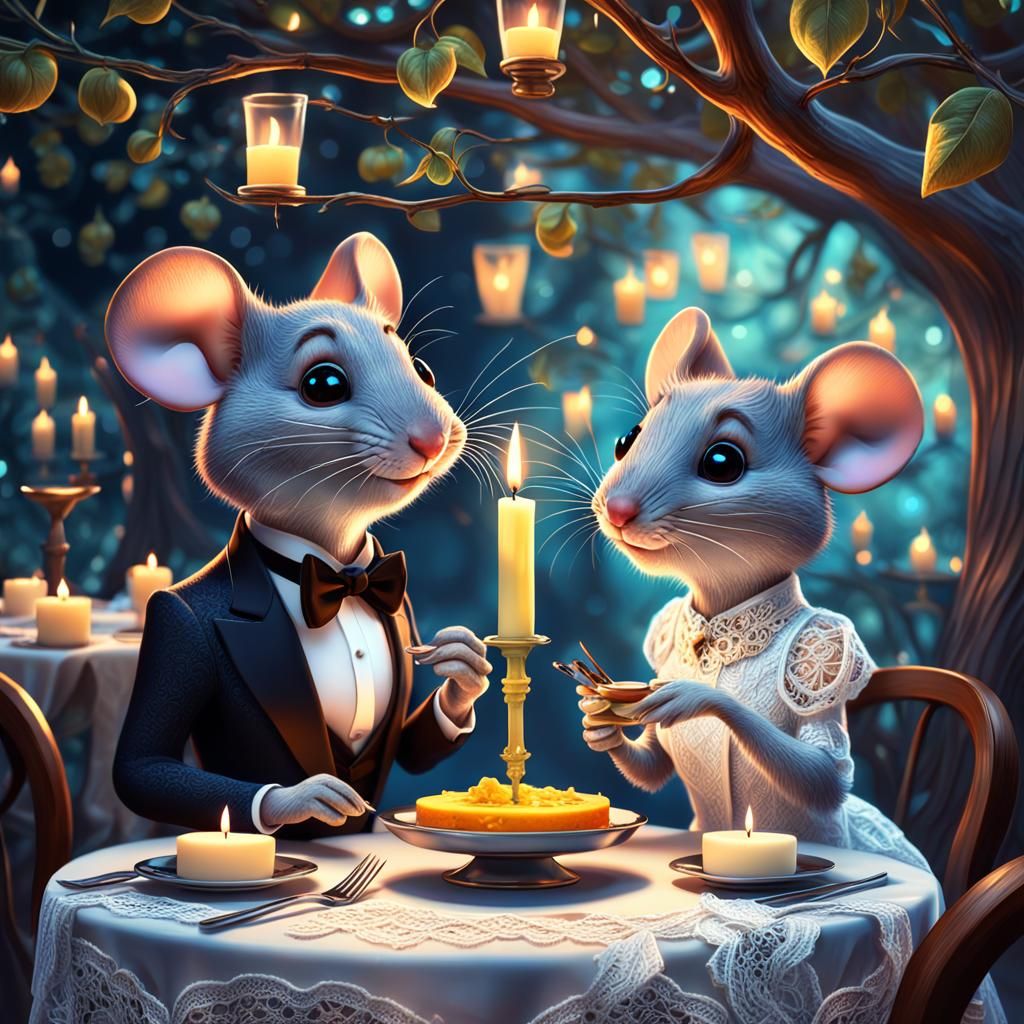 Candlelight Romance  by @Skyangel