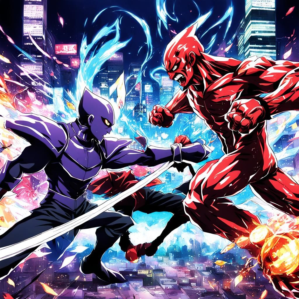 Anime Villian Duel!  by @Shawn Michael Duffy