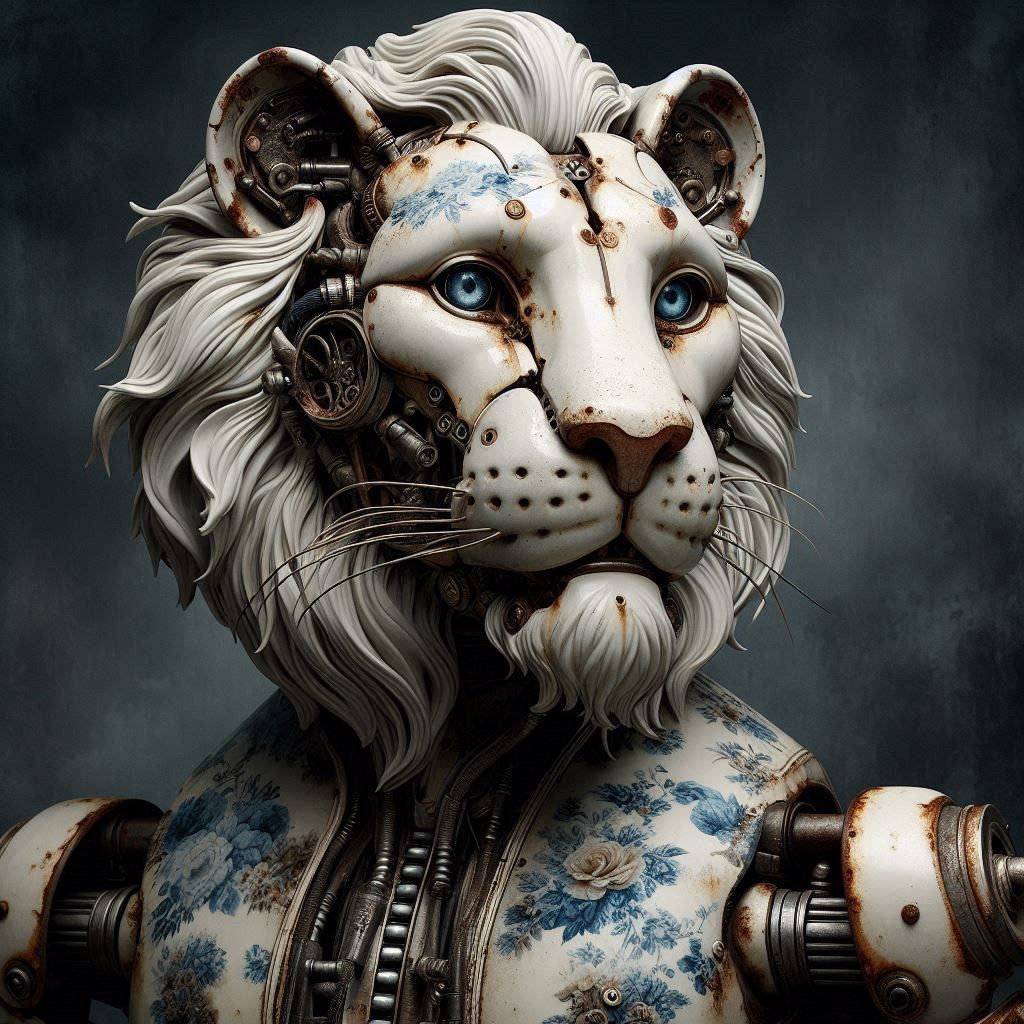 Porcelain Lion