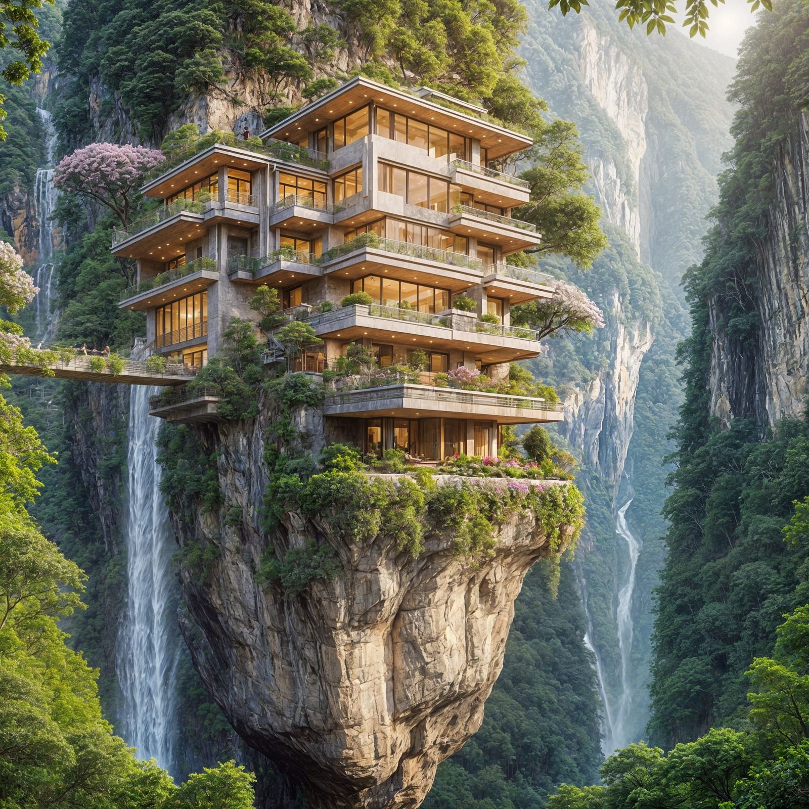 House on a Cliff