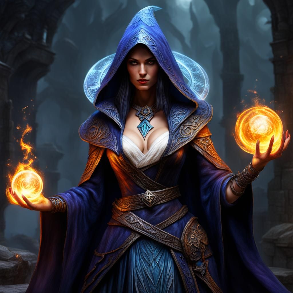 Sorceress  by @Tiopi
