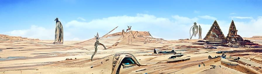 Alien invasion on ancien egypt