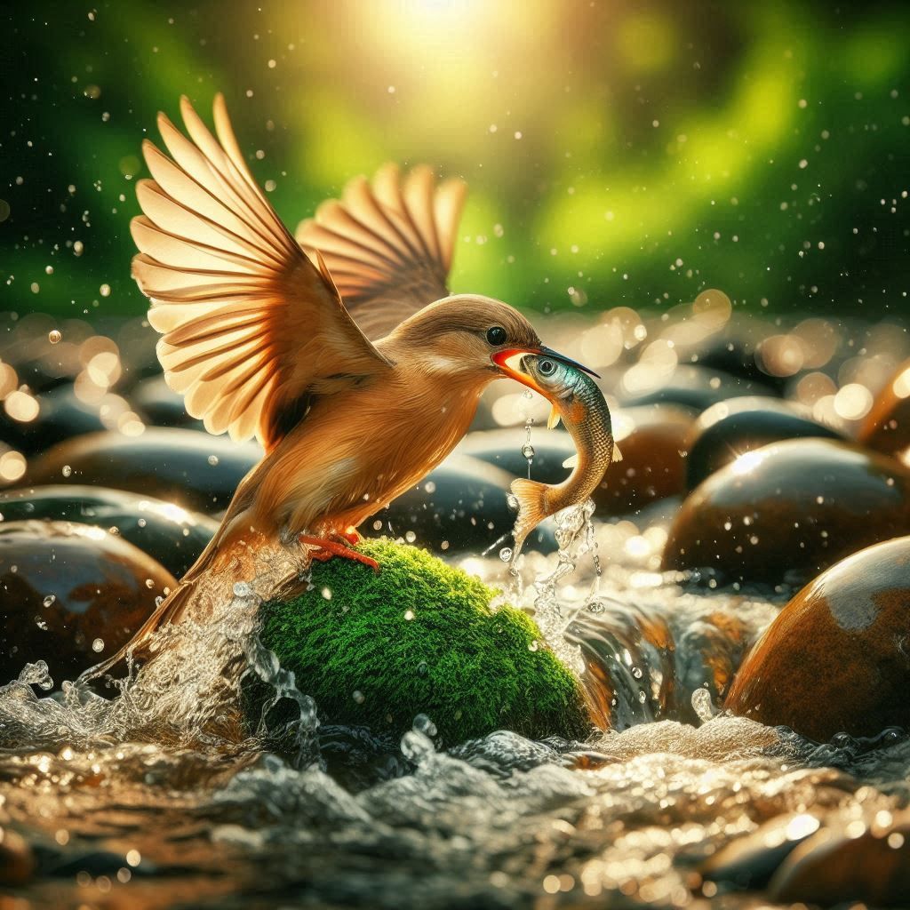 The cycle of life in nature