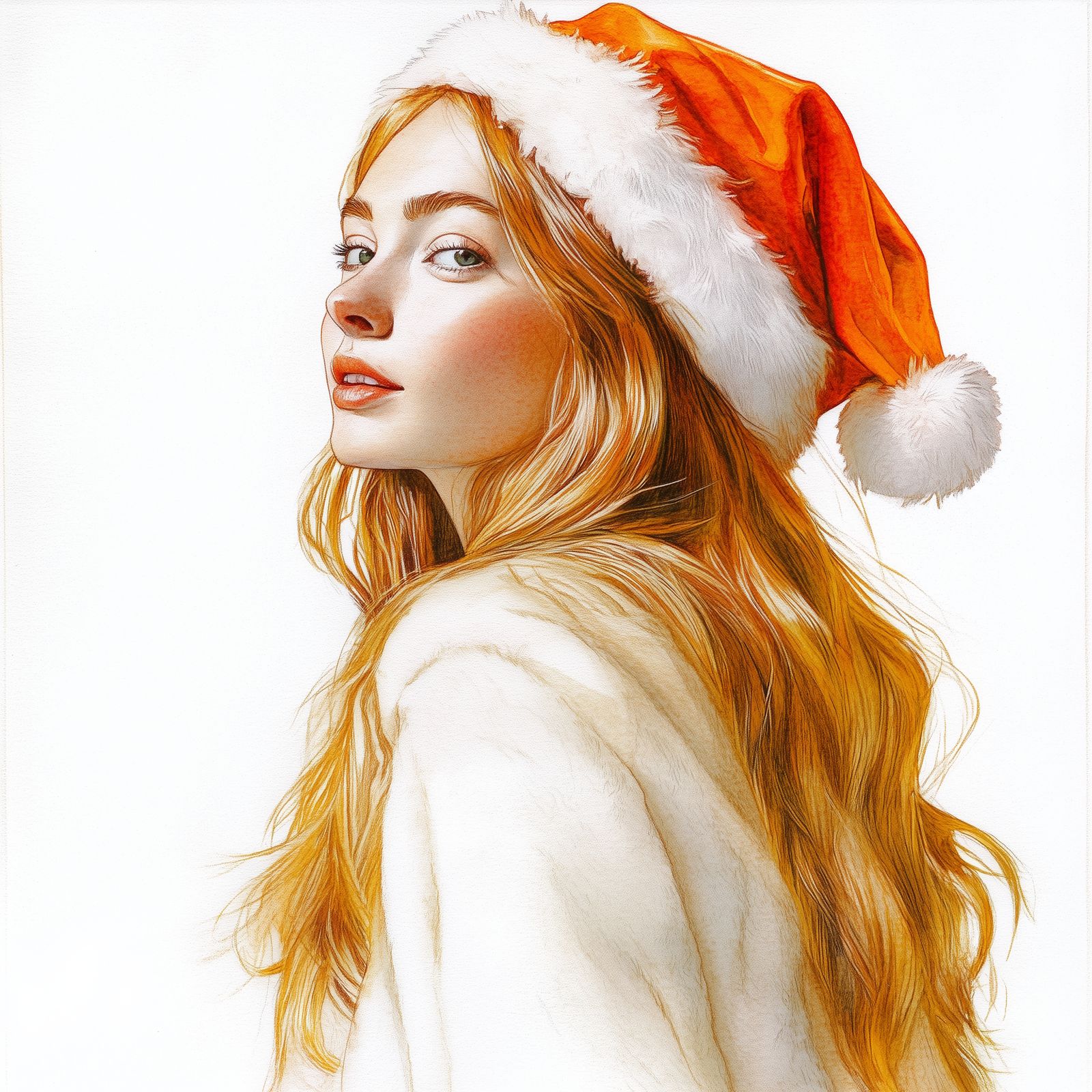 Cozy Holiday Portrait