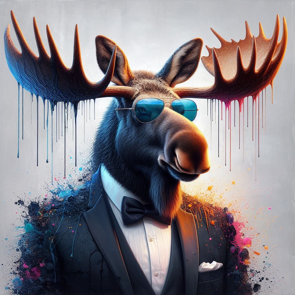 Classy Moose got Drip