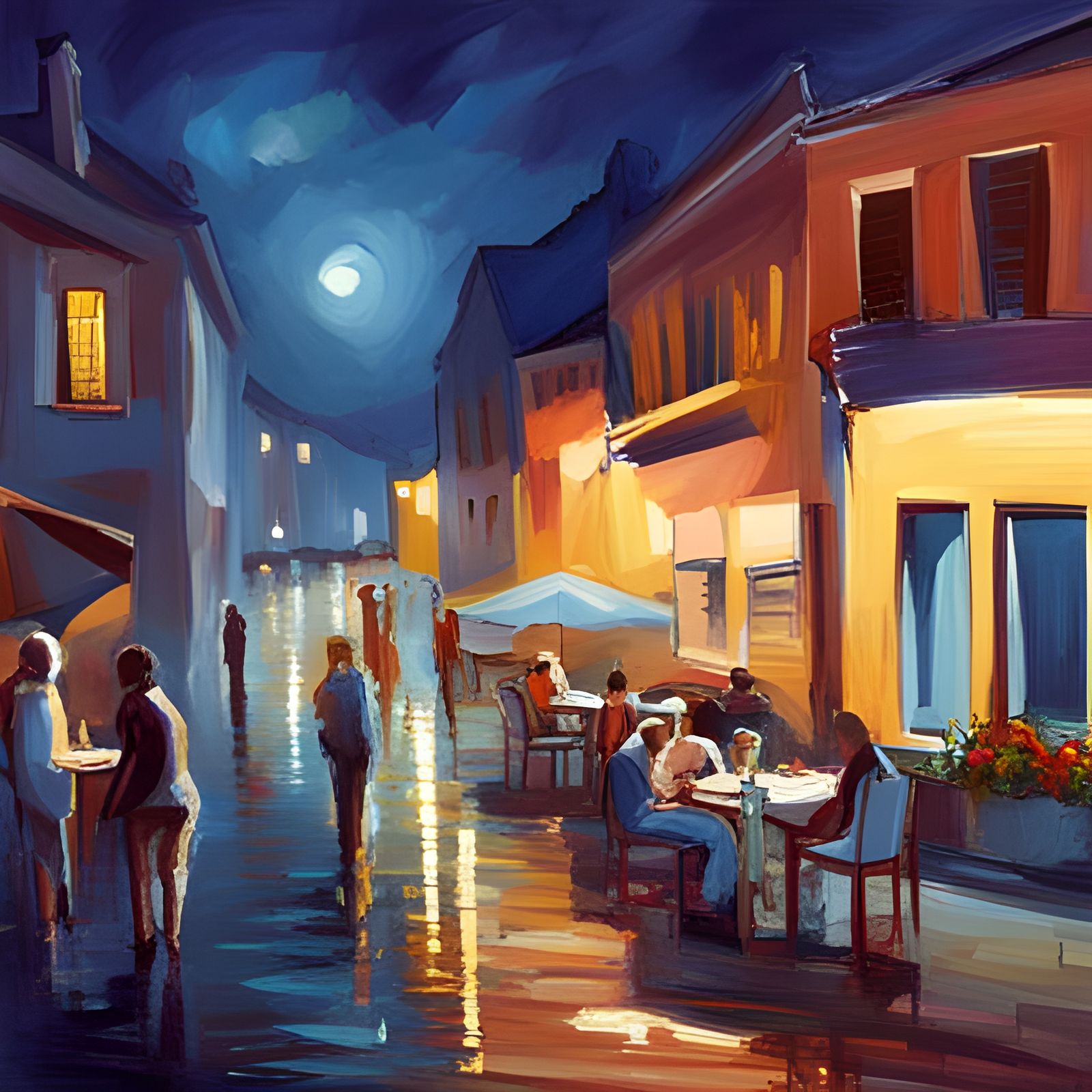 Night cafe - AI Generated Artwork - NightCafe Creator