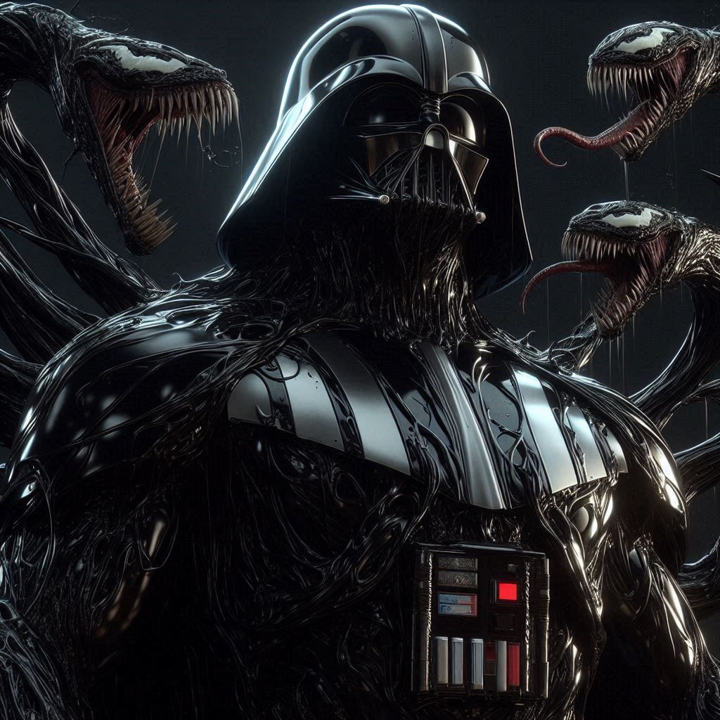 Venom symbiote Darth Vader
