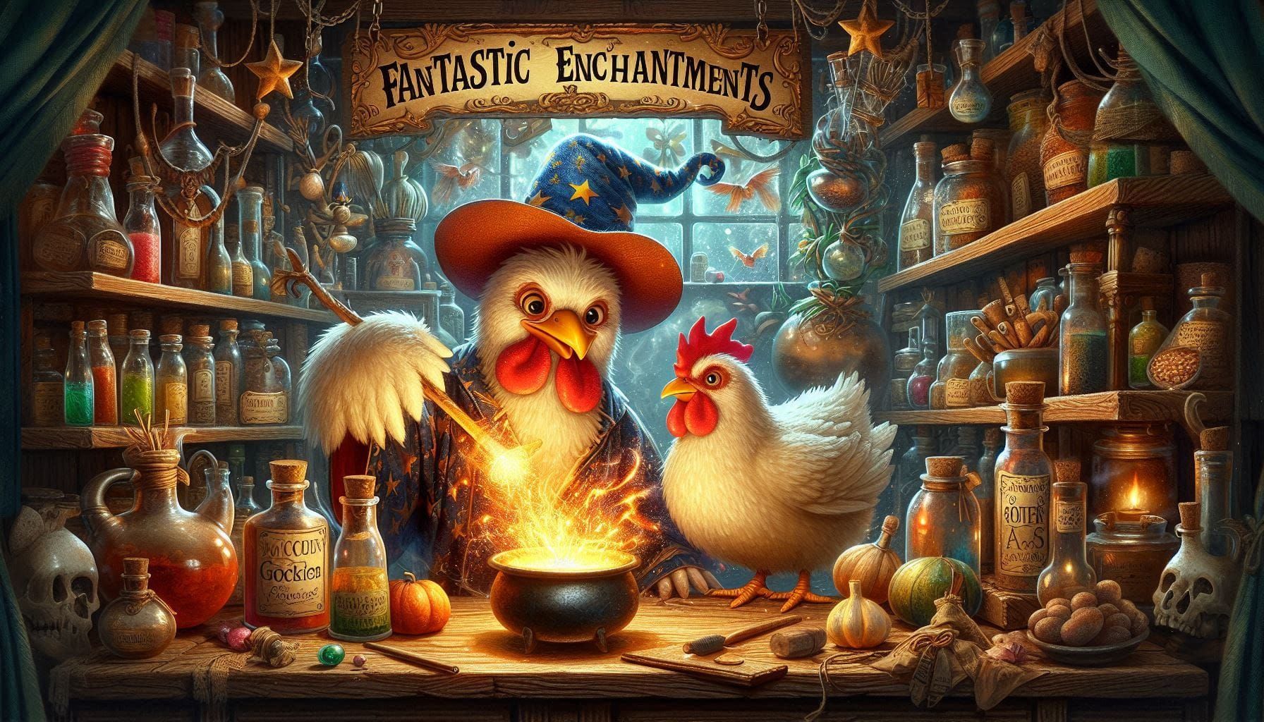 Chicken Wizard's Magic Shop