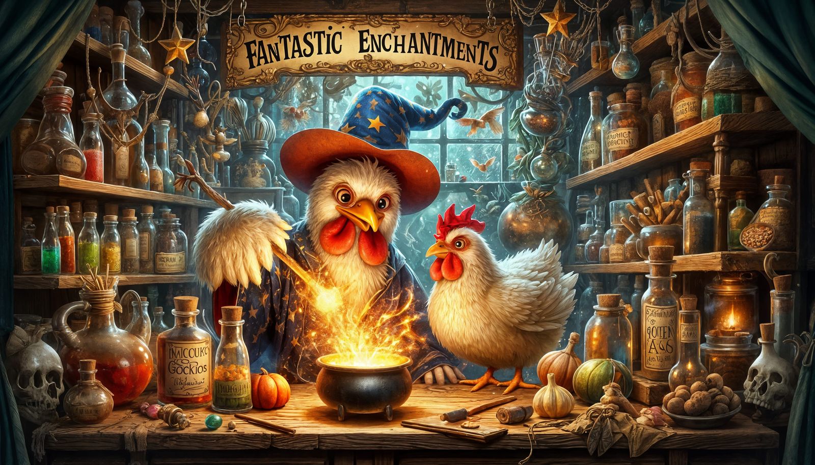 Chicken Wizard's Magic Shop