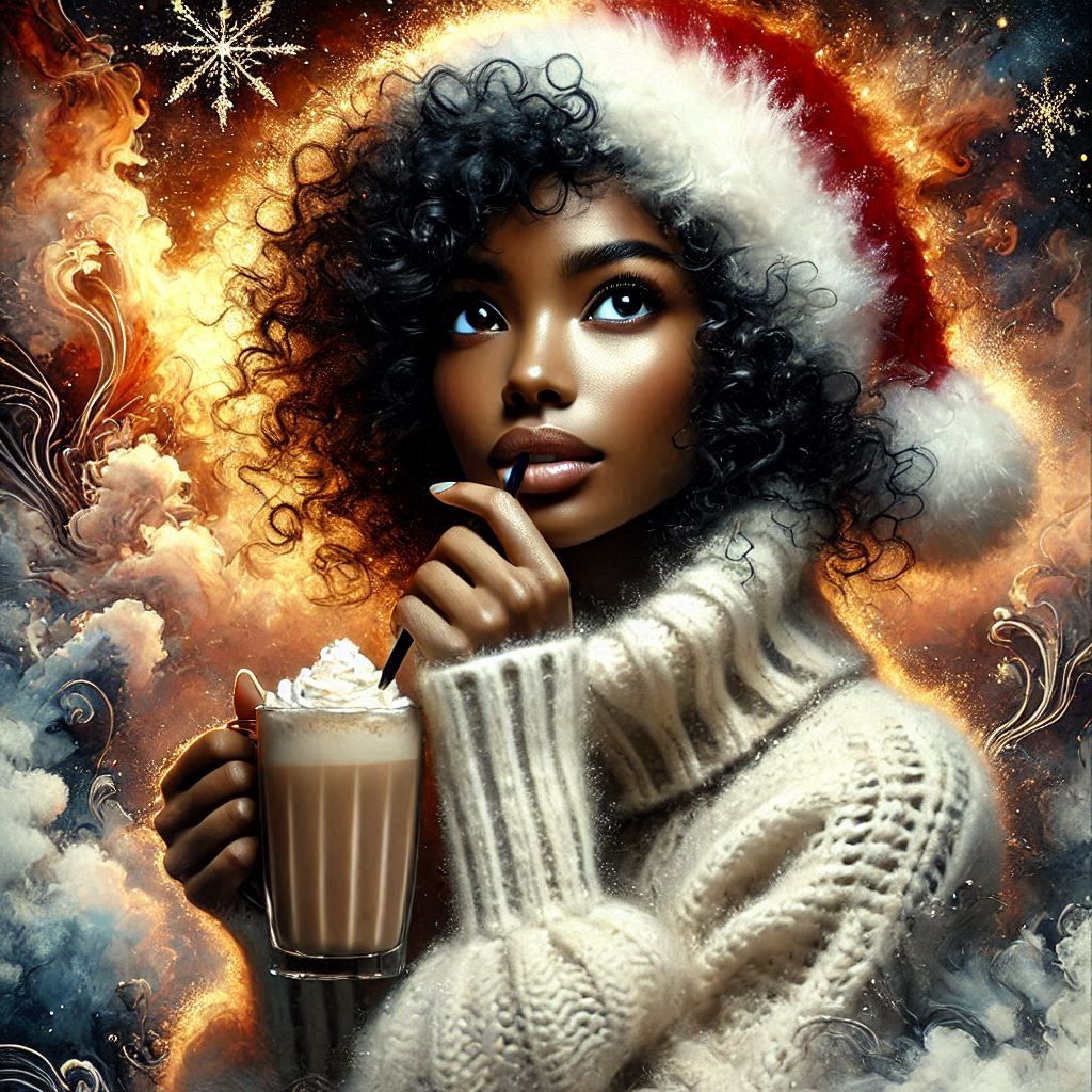 Cozy Christmas Portrait