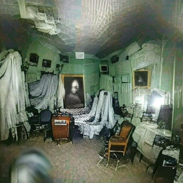 picture of a haunted room